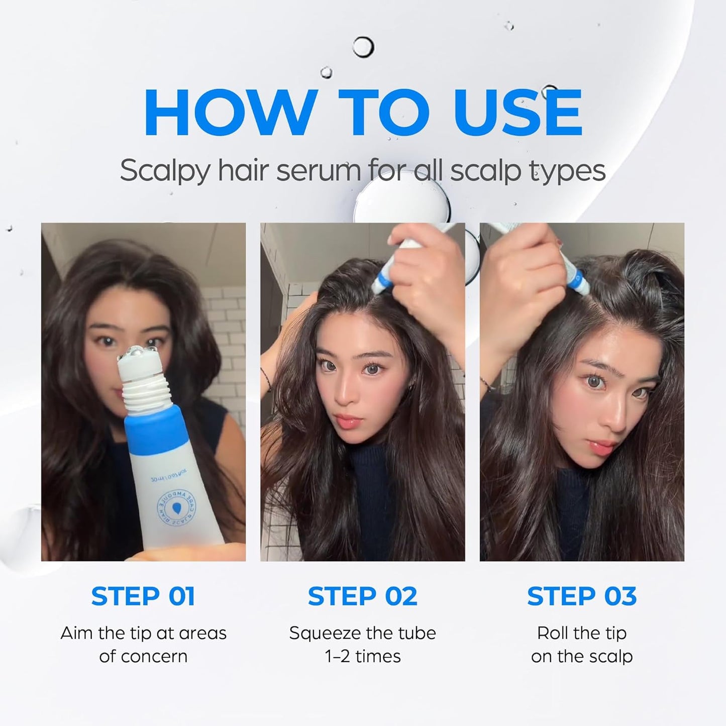 Scalpy | Hair Ampoule with Triple-Roller Cooling Applicator
